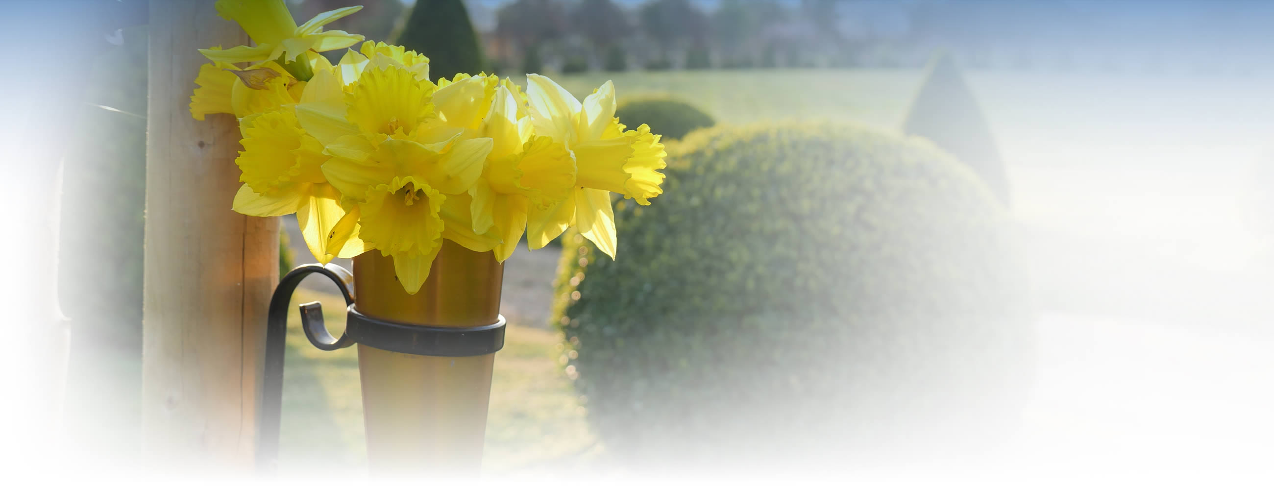 Harwood Park dedicated flower vases
