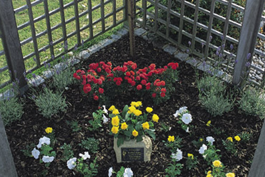 Trellis corner plot